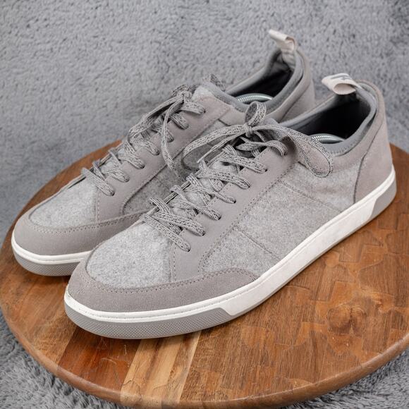 Mens JOHNNIE-O "Surfside" Light Grey Lace-Up Sneakers Beach Coast - 12 - Picture 3 of 7